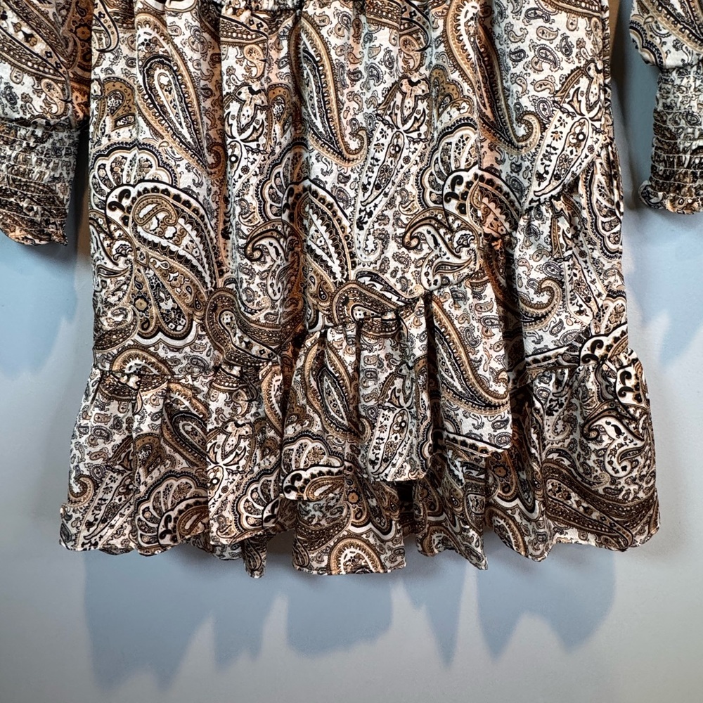 Michael Kors Brown Paisley Dress - Picture 7 of 11